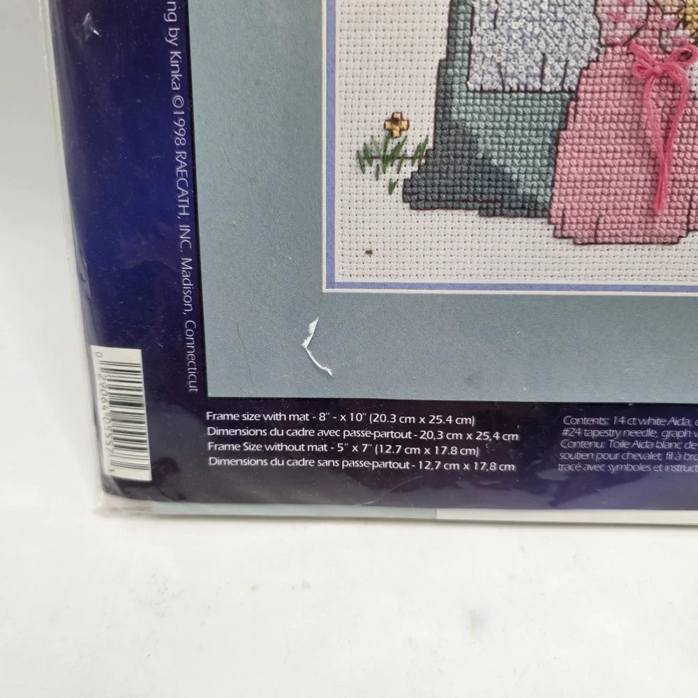 Designs For‎ The Needle Cross Stitch Kit Kinka I Love You Mother Child Vintage